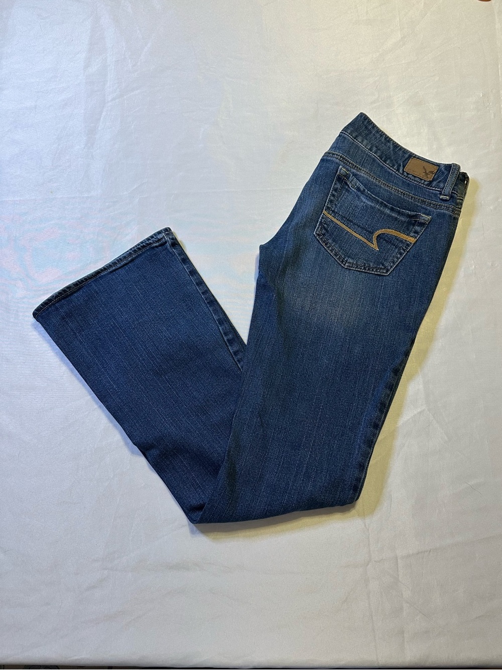 American Eagle Outfitters Women’s Dark Blue Boot Cut  Artist stretch Jeans